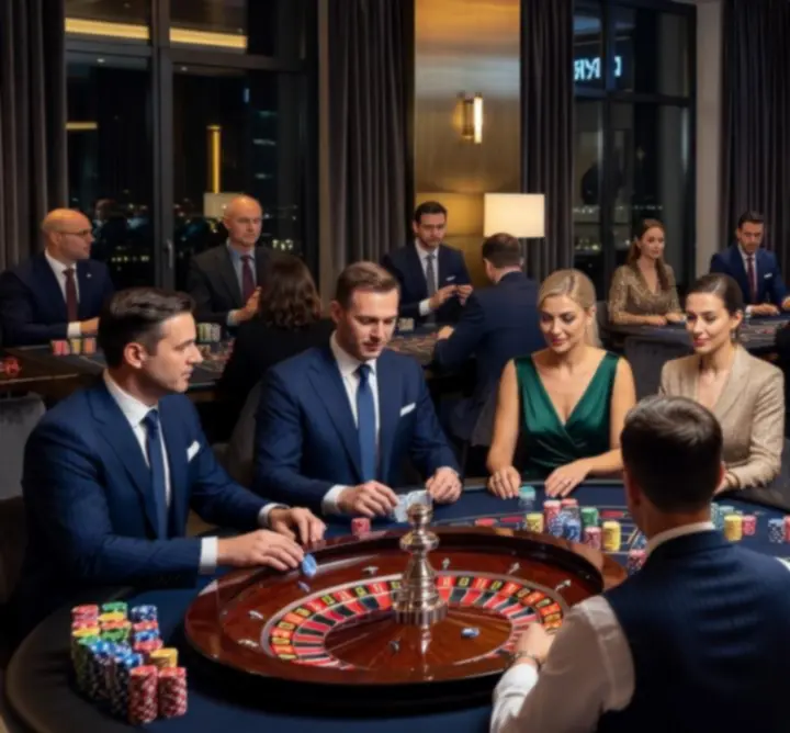 Elegancki event firmowy z mobilnym kasynem Play Motion Hub
